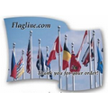 Full Color Magnet - 20 Mil. (4.125"x5.5") - Flag Shape - Group L4